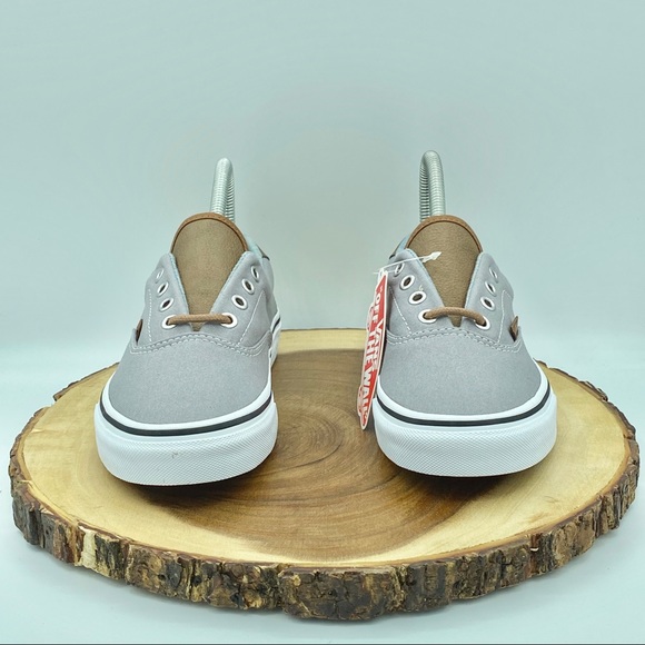 VANS ERA 59 Canvas & Leather Frost Gray/Acid Denim - Picture 4 of 15